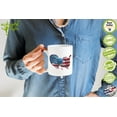 thumbnail image 5 of Awkward Styles Elephant Coffee Mug USA Mug American Flag Coffee Mug Elephant Gifts 4th of July Accessories 4th of July Kitchen Decoration Independence Day USA Flag Mug Coffee Lovers Gifts, 5 of 8