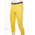 thumbnail image 3 of Oyolan Mens Athletic Compression Tights Leggings Baselayer Sports Pants Gym Running Jogging Bottoms Yellow L, 3 of 6
