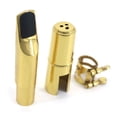 thumbnail image 4 of Muslady 7C Tenor Saxophone Mouthpiece Musical Instrument Accessories Brass Material with Reed Cap Buckle Patch, 4 of 8