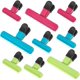 thumbnail image 1 of Clips para bolsas de alimentos, clips para cerrar bolsas de cocina, colores surtidos, 6 piezas, 1 of 5