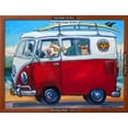 thumbnail image 3 of Sunglass Mutt, Animals Transportation Framed Art Print Wall Art by Connie R Townsend Sold by Art.Com, 3 of 6