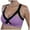 Purple, variant on Bra Women's Fitness Wireless Yoga Top with Back Pocket and Phone Holder for Easy Gym Training Green S