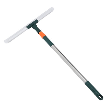 LEORX Shower Cleaner Scraper Silicone Squeegee Dark Green Rotating Head 1Pack