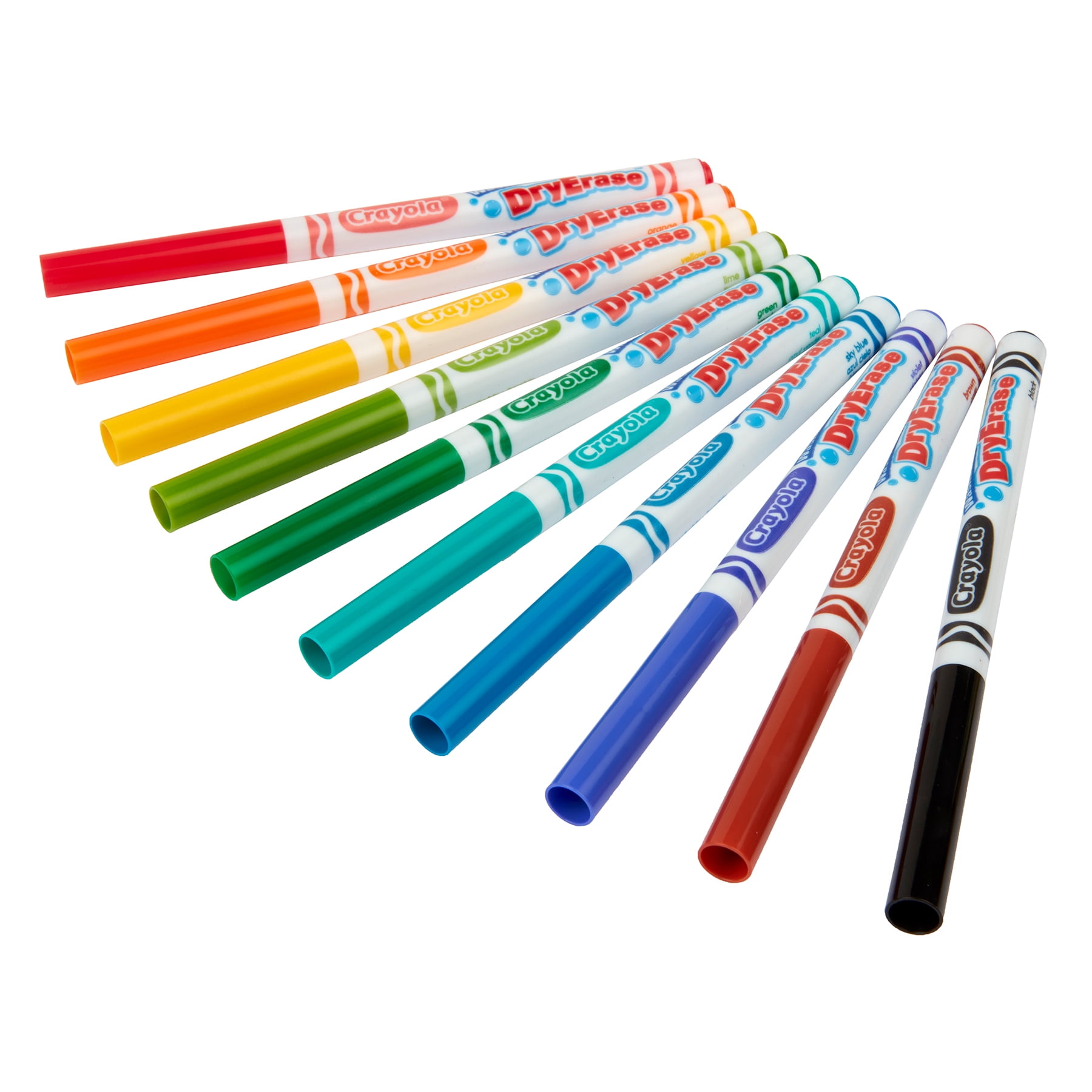 Crayola Washable Slim Dry Erase Markers, 10 Per Pack, 3 Packs