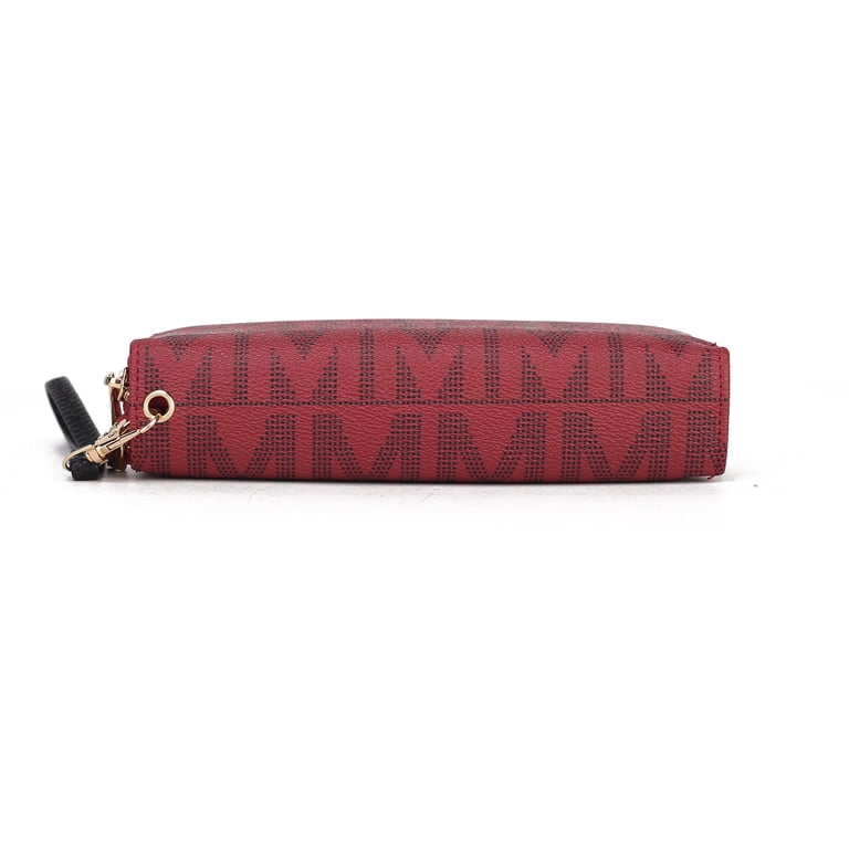 MKF Collection Daniela Wristlet Wallet, Black Vegan Leather photo 7