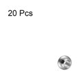 thumbnail image 3 of 20uds Cuentas 4mm Inoxidable Acero 1,8mm Agujero Diámetro Cuenta para Bricolaje Artesanías, Plateado Tono, 3 of 6
