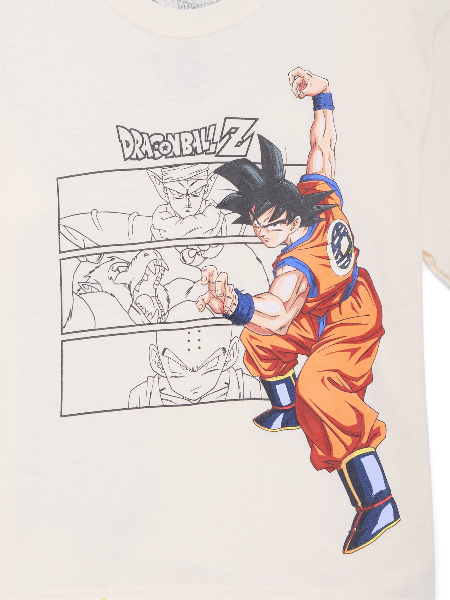 Dragon Ball Z Boys Cotton Graphic Tee with Short Sleeves, 2-Pack, Sizes XS-2XL