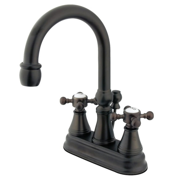 Kingston Brass KS2615BX 4 in. Centerset Bathroom Faucet, Oil Rubbed Bronze