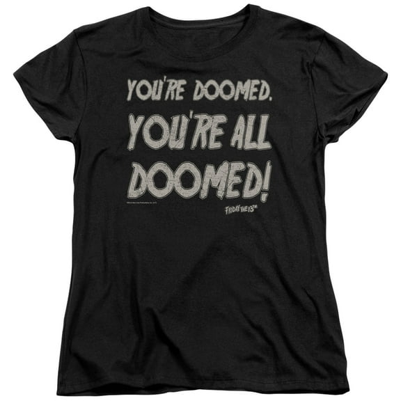 Friday The 13Th - Doomed - Women's Short Sleeve Shirt - Small