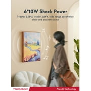Thomson - QY-BG002 BB68405- Wall Art Wireless Bluetooth True Wireless Stereo Speaker built in battery