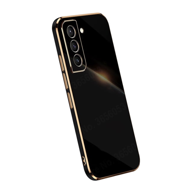 Funda de teléfono con marco cuadrado chapado para Samsung S21 Ultra S23 S22 S21 Plus s21 funda para Galaxy S 21 S20 FE funda de silicona suave Tan Jianjun unisex