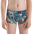 thumbnail image 5 of Yiaed Starry Sky Planet Lollipop Print Boys' Boxer Briefs Cotton Casual Stretch Comfort Boys Boxers - Kids Boxer Briefs Underwear for Boys (6-18)-Small, 5 of 5
