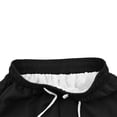 thumbnail image 2 of Boys' Double Layer Shorts with Built-In Shorts, Elastic Waist Athletic Casual Shorts for Kids Kids to Teen, Black,Size 9-10T, 2 of 8
