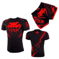 thumbnail image 5 of Ropa de entrenamiento Traje de UFC Ropa ajustada de boxeo para hombre Ropa de secado rápido Pantalones cortos de manga corta para lucha Muay Thai Gimnasio de lucha, 5 of 5