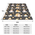 thumbnail image 3 of Salouo Cute Bee Gnome Print Bed Blankets,Flannel Blanket Comfortable Air Conditioning Blanket Lightweight Blanket for Sofa Bed Travel & Couch -60"x50", 3 of 8