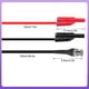 thumbnail image 3 of Eigraketly Cables de prueba BNC de osciloscopio apilables 4MM conector Banana 15A Cable Flexible Cable antideslizante experimento eléctrico Medidores de medidas dimensionales, 3 of 6