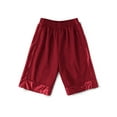 thumbnail image 3 of Ma Croix Mens Heavyweight Mesh Breathable Durable Zipper Pocket Basketball Gym Shorts, 3 of 8