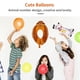 thumbnail image 2 of Naiovety Globo de fiesta de papel de aluminio, globo con número de oro rosa plateado, decoraciones para fiesta de boda y cumpleaños, globos de Kits de decoración para fiestas No.01, 2 of 6