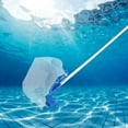 thumbnail image 5 of 5-Piece Swimming Pool Cleaner Set with Aluminum Pole - Skimmer Brush Vacuum Tool for Leaves Debris Spa Hot Tub Maintenance Kit(Blue), 5 of 5