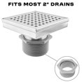 thumbnail image 3 of Adaptador de desagüe de ducha con rosca de 2 pulgadas compatible con Oatey y otros, 3 of 4