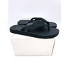 Flojos Men's Hydro Flip Flop / Thong Sandals - Black, SIZE US 12M