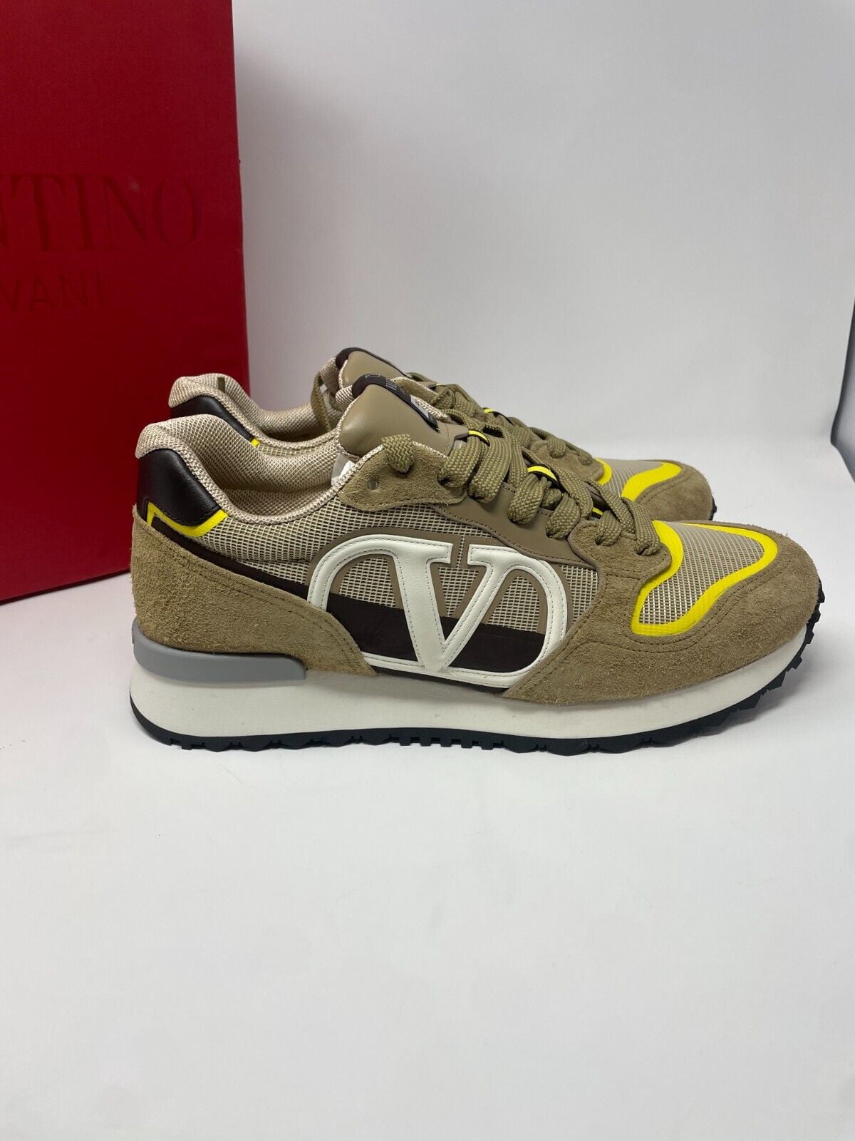 Valentino Garavani Men\'s Multicolor Low Top Sneakers 10 Rtl $990 New in Box Valentino Garavani Men main image 3