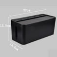 thumbnail image 5 of 2X Cable Management Box for Desk Cable Management and Power Strip Box Solutions(Black), 5 of 5