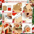thumbnail image 7 of Christmas Gingerbread House DIY Craft Kit - 2 Pack Party Decor, 7 of 7