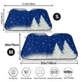 thumbnail image 3 of Fotbe Christmas Fir Tree Car Windshield Sunshade | Sun Visor Protector Front Window Shade, Keeps Out UV Rays, Keeps Your Vehicle Cool-Medium, 3 of 7
