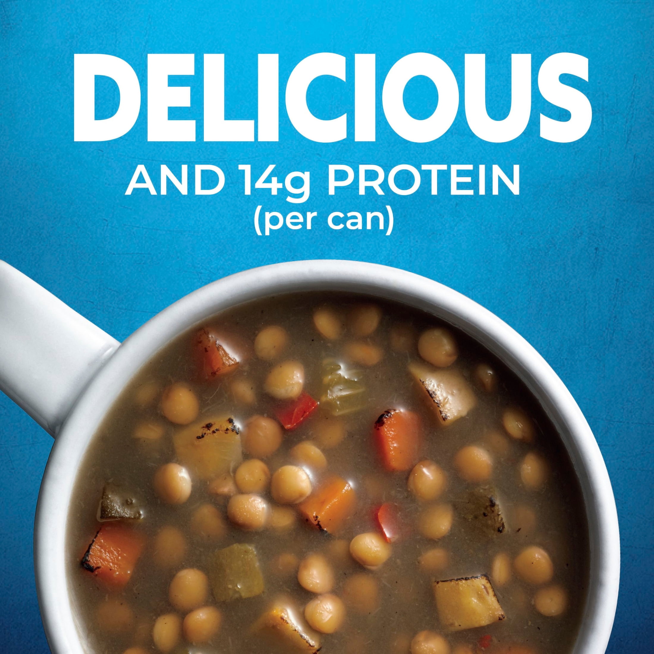 (4 pack) Progresso Vegetable Classics, Lentil With Roasted Vegetables Canned Soup, Gluten Free, 19 oz.