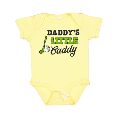 

Inktastic Daddy s Little Caddy with Golf Club and Ball Gift Baby Boy or Baby Girl Bodysuit