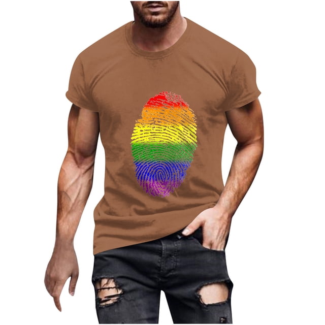 Camisetas de Manga Larga para Hombres Imprimir Camiseta de Cuello Redondo Casual, Camisetas de Manga Larga para Hombres Algodón