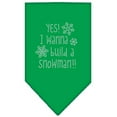 thumbnail image 4 of Christmas Pet and Dog Bandana Rhinestone, "Yes! I Want To Build A Snowman", 4 of 9