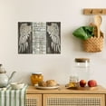 thumbnail image 3 of AatoeaX Angel Wings Wall Art Rustic In Memory Pictures Wall Decor Angel Wings I Thought of You Today Painting Prints Artwork Ready to Hang, 3 of 4