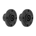 thumbnail image 1 of 2pcs 4 Pole Speaker Jack Twist Lock,2 Inch XLR Speaker Panel Mount,Black, 1 of 7