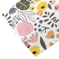 thumbnail image 5 of DouZhe Polyester Placemats Set of 4, Cute Watercolor Flowers Leaves Pattern Heat Resistant Place Mats for Dining Table, 12" x 18", 5 of 7