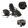 thumbnail image 6 of BarberPub Power Reclining Massage Table, Adjustable Massage Bed, Faux Leather, 6 of 9