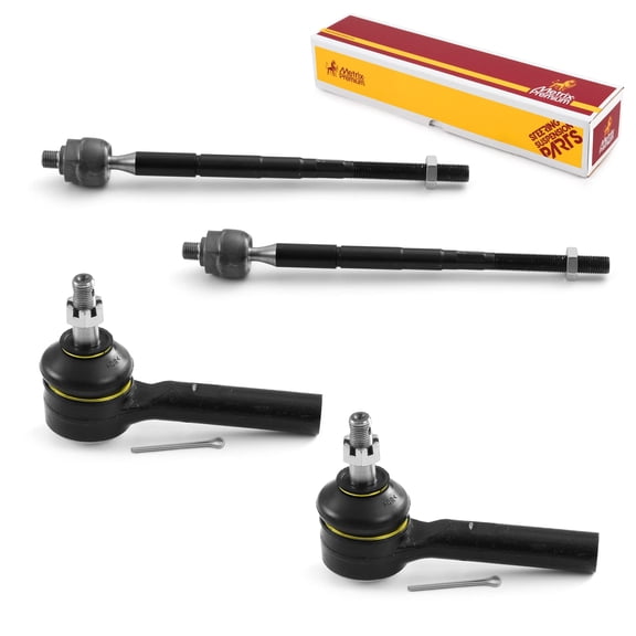 Metrix Premium Chassis Parts - 4 PC Inner & Outer Tie Rod End Kit Fits 05-08 Chrysler Voyager (Mexico), 05-07 Town and Country, 05-07 Dodge Caravan, 05-07 Grand Caravan, EV80645 ES3614