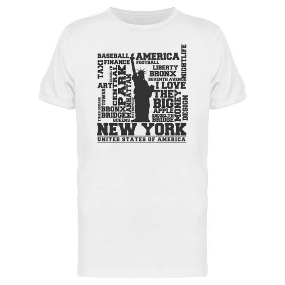 New York Baseball Bronx Liberty T-Shirt Men -Image by Shutterstock, Male x-Large