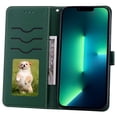 thumbnail image 4 of Allytech iPhone XS/X PU Premium Leather Solid Color Wallet Case,Flip Kickstand Ultra-Slim Cover for iPhone XS/X 5.8 inch,Darkgreen, 4 of 6