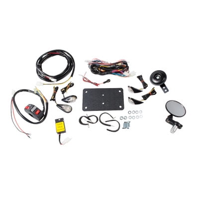 Atv Horn Signal Kit With Flush Mount Signals For Kawasaki Prairie 360 4x4 03 13 Walmart Com Walmart Com
