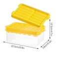 thumbnail image 3 of VBODN Ice Trays for Freezer,Ice Cube Tray with Lid and Bin,Double Layer Ice Household Food Grade PP Ice Box,Refrigerator Ice Ball with Cover,,Circular,and Three Different Shapes Of Ice Block Molds, 3 of 4