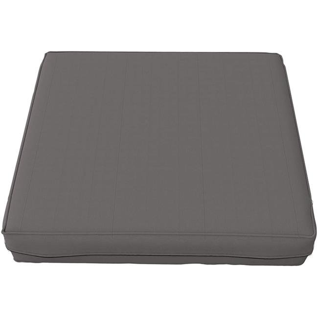 Covers & All CushionRiteCGrey03 24 x 24 x 4 in. Waterproof Square
