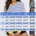 thumbnail image 3 of ShiShine Womens Oversized Striped Sweaters Long Sleeve Crewneck Casual Pullover Tops 2025 Fall Trendy Outfits, 3 of 8
