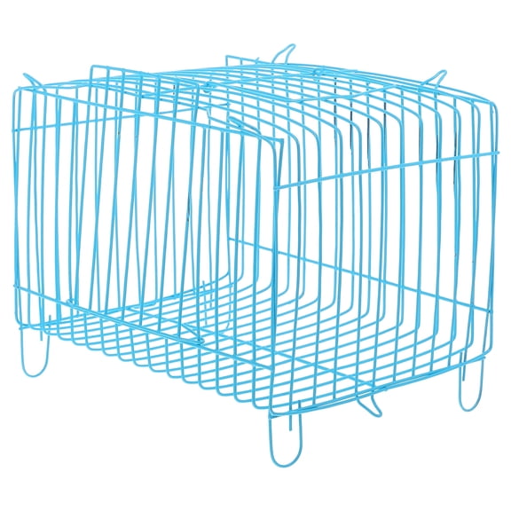 Baluue Small Parrot Travel Cage Steel Sky-blue 1Pack