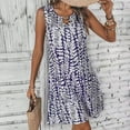 thumbnail image 2 of PuLe Summer DressBoho Sundresses for Women Summer Casual Tshirt Dress Cute Sleeveless Dresses Beach Vacation Mini Sundress, 2 of 7