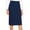 Navy, variant on J. METHOD Women's Midi Skirt Basic Elastic Waist Knee Length Slim Fit Stretch Ponte Pencil Office Solid Skirts NEWSK40 Purple L