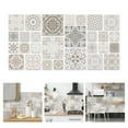 thumbnail image 4 of ACDANC 28 Sheet Peel and Stick Backsplash Mosaic Stick on Tiles Backsplash for Kitchen Waterproof Peel and Stick Wall Tiles for Bathroom Laundry Room Cabinet Shower 4"/6"/8" White, 4 of 7