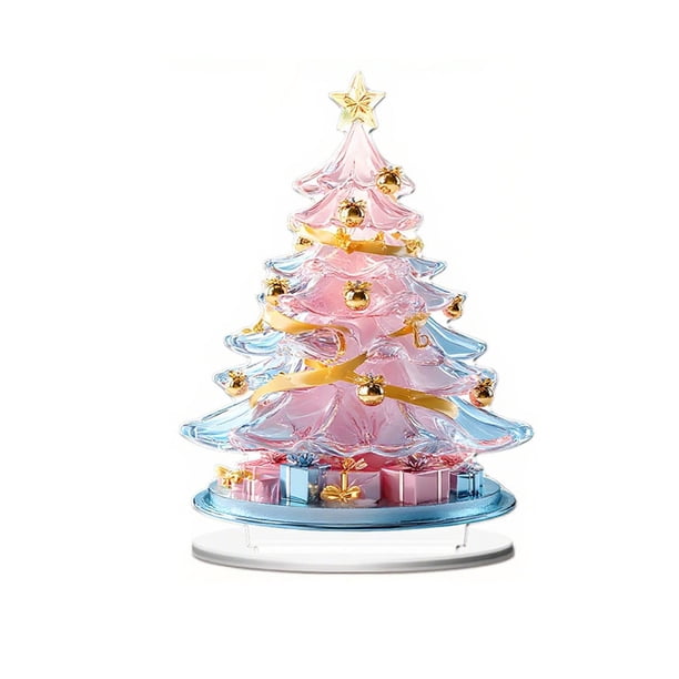 Adornos acrílicos navideños para árbol de Navidad, decoración para el hogar