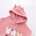 thumbnail image 3 of Héliisoer Mode Femmes à Capuche Chat Mignon Coton Manches Tops Chemisier Mode Sweatshirt, 3 of 7